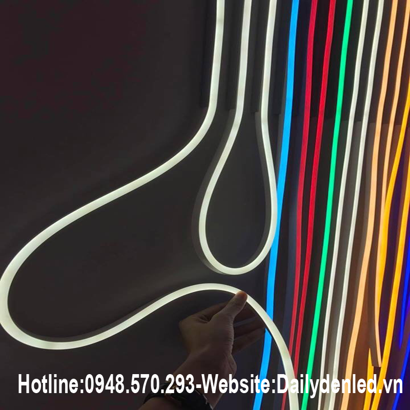 Đèn led dây Flex Neon 12V uốn chữ cao cấp tại Hà Nội - LDFN12V