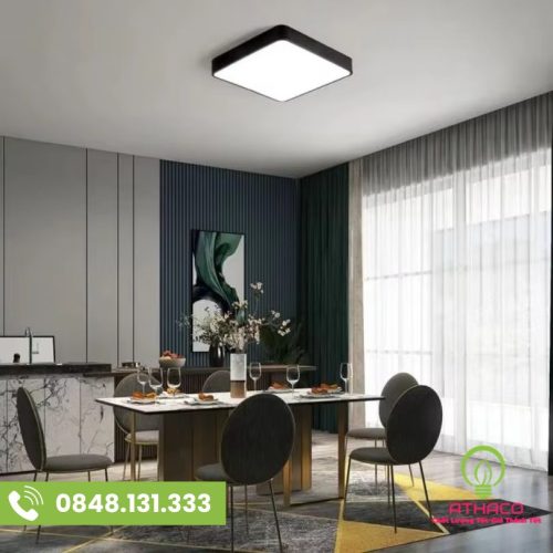 đèn thả trần vuông 48W D600