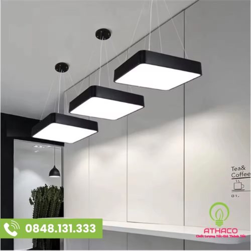 đèn thả trần vuông 48W D600