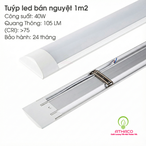 den tuyp led ban nguyet 1m2 40w sieu sang athaco1
