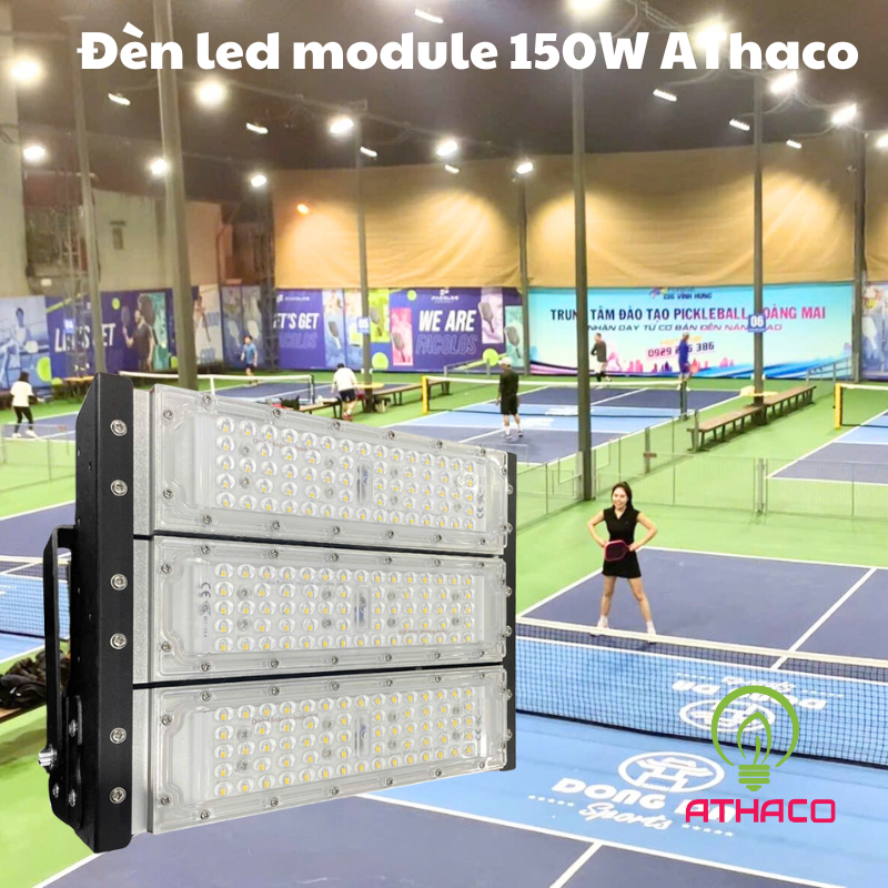 Đèn led module 150W Athaco lắp cho sân pickleball