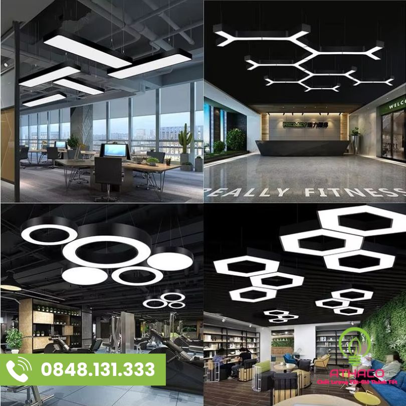 đèn led thả trần