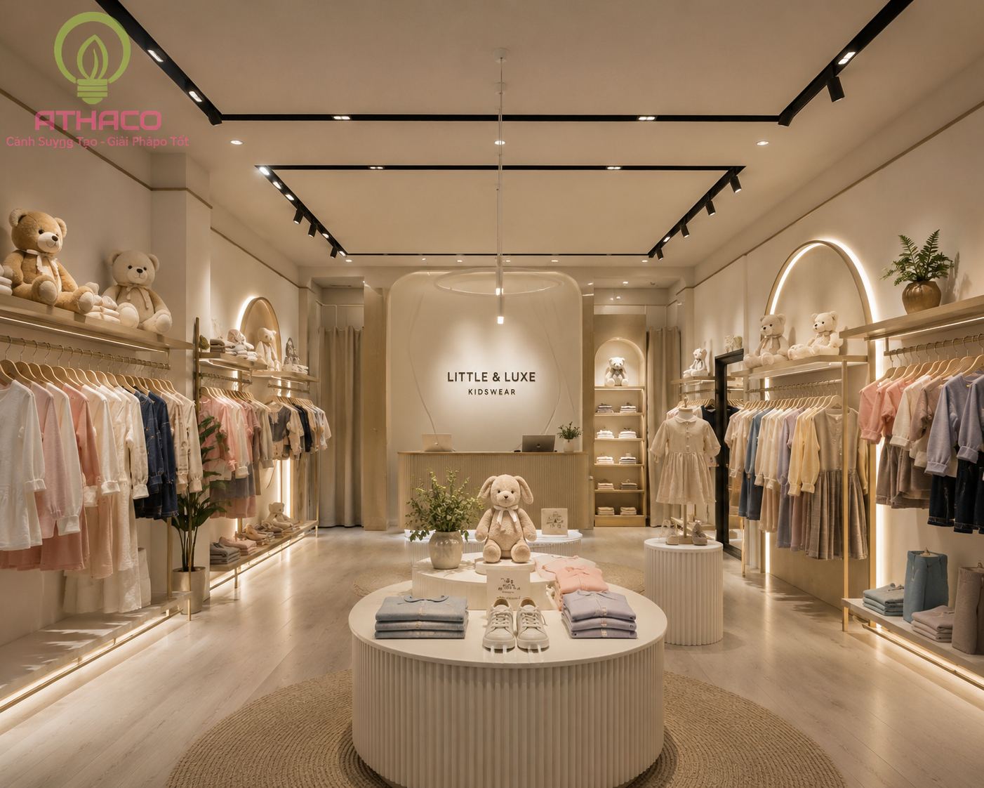 Đèn Ray Nam Châm Cho Shop Thời Trang Cửa Hàng Quần Áo - Tạo nên không gian trải nghiệm tuyệt vời thu hút khách hàng